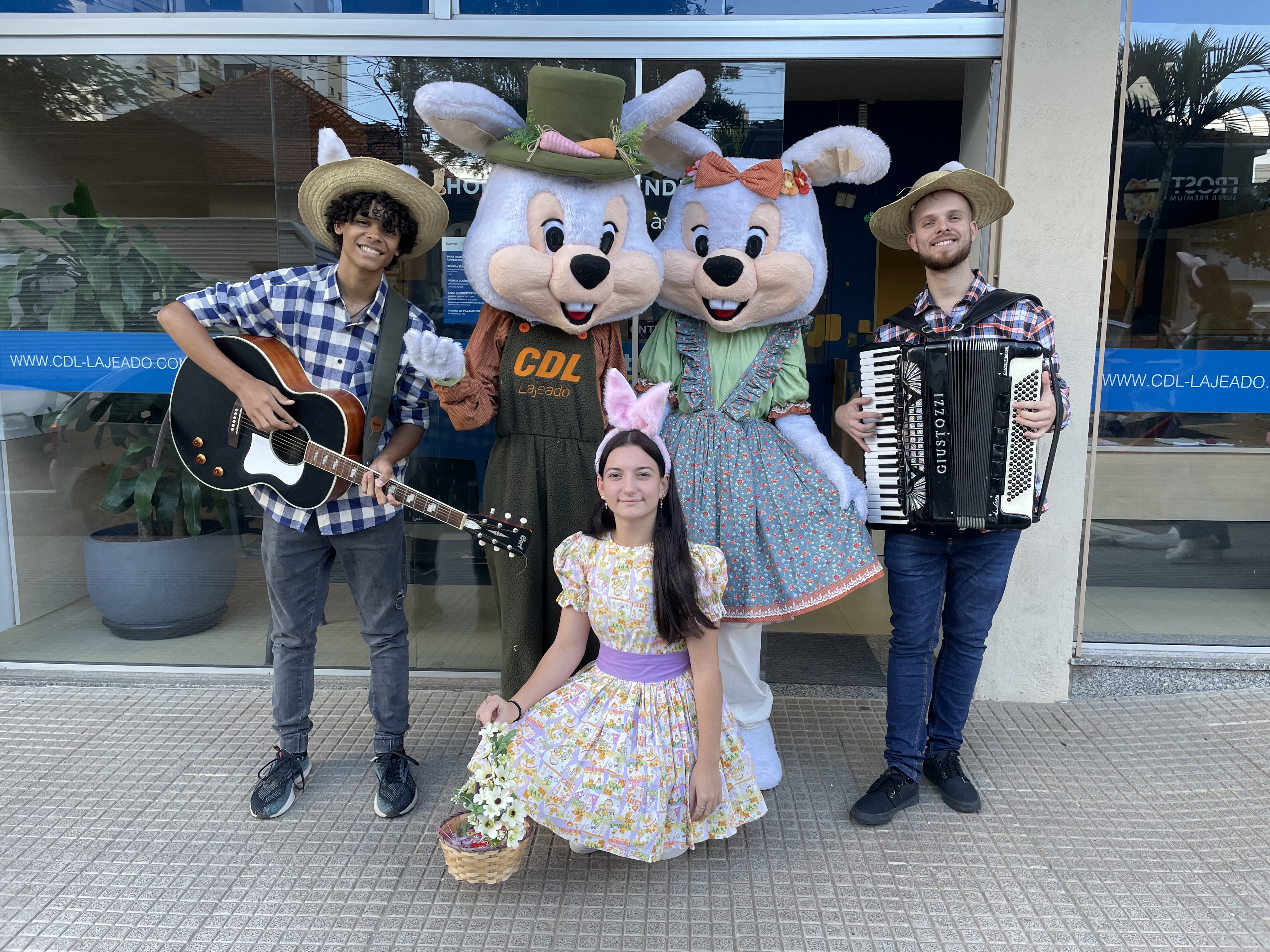 Grupo interage e leva divers&atilde;o para o p&uacute;blico